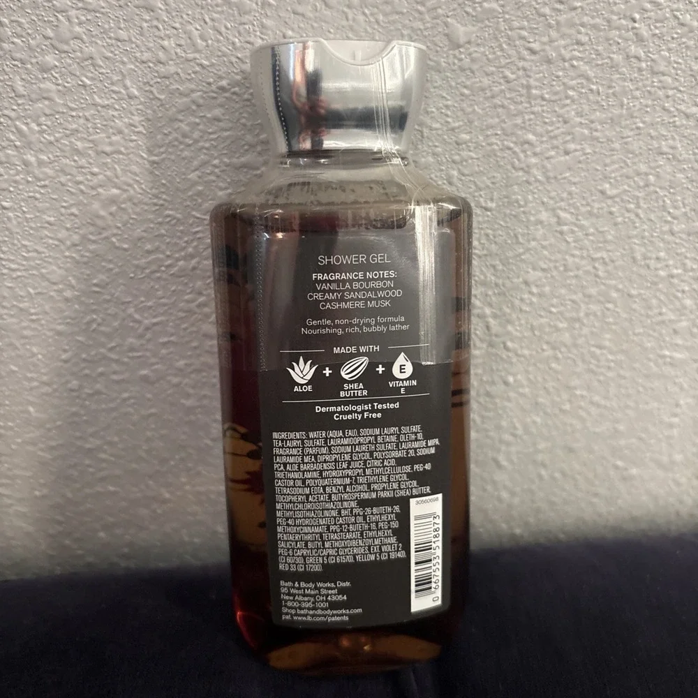 Bath & Body Works BONFIRE BASH Shea + Vitamin E Shower Gel 10 oz New Sealed